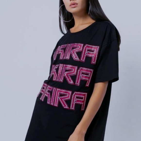 Akira Label Plus Akira Season Short Sleeve T-Shirt Dress - Picture 2 of 6